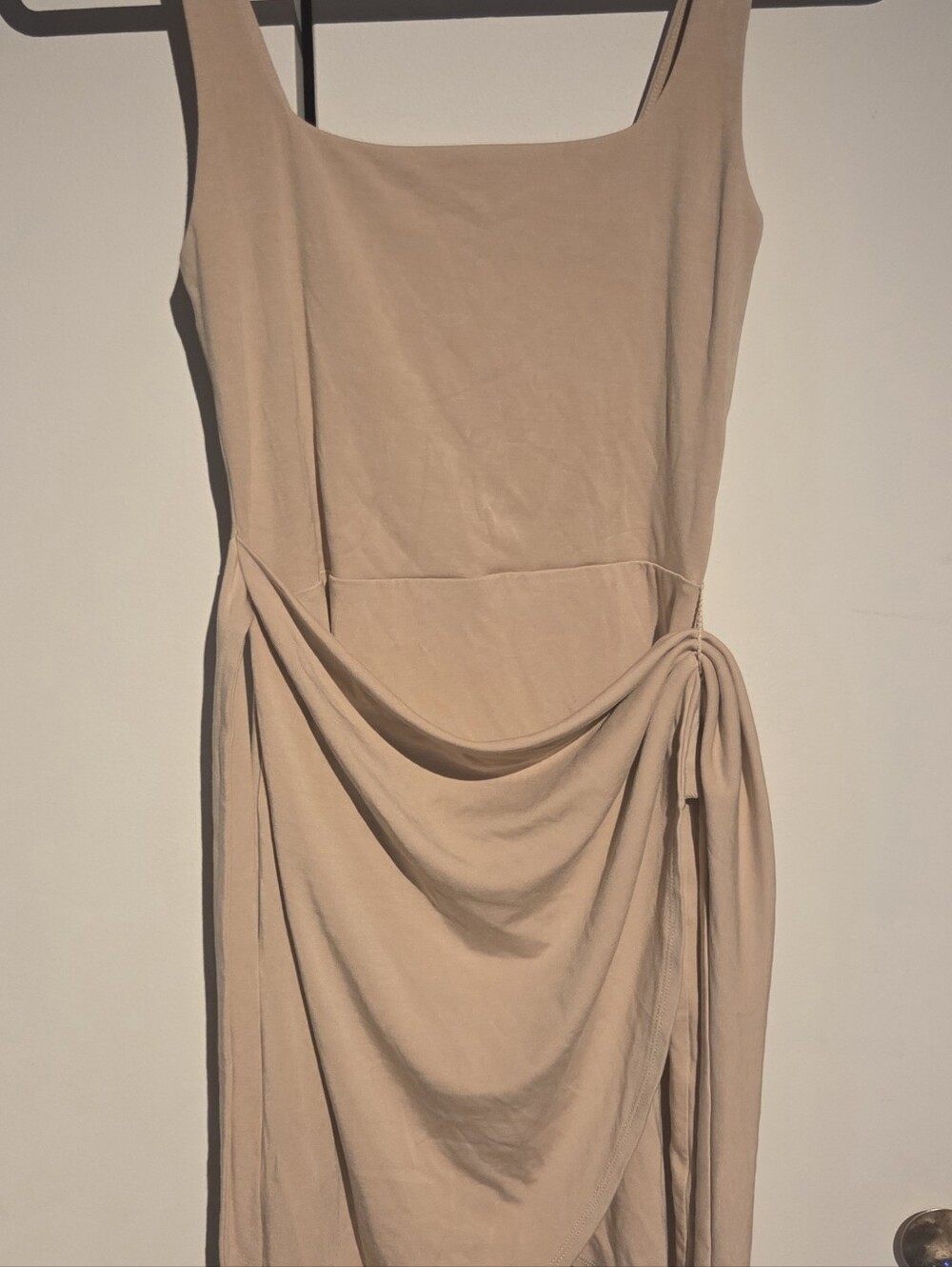 Aritzia Saturn Beige Mini Dress